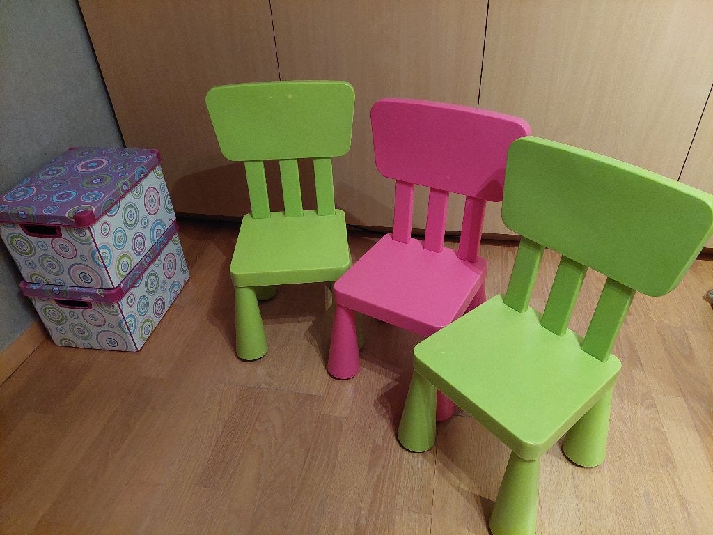kinderstoelen ikea 3 stuks, Kinderen en Baby's, Kinderstoelen, Ophalen, Zo goed als nieuw, Overige typen
