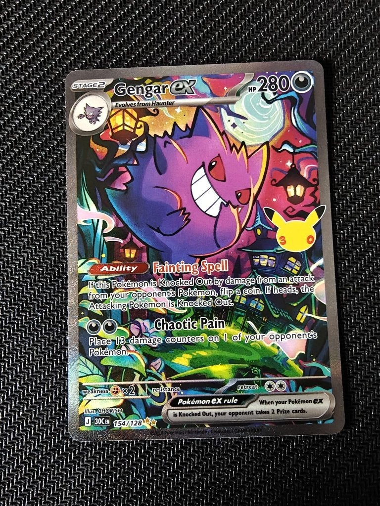 Gengar EX 154/128 SIR, Ophalen, Nieuw, Losse kaart