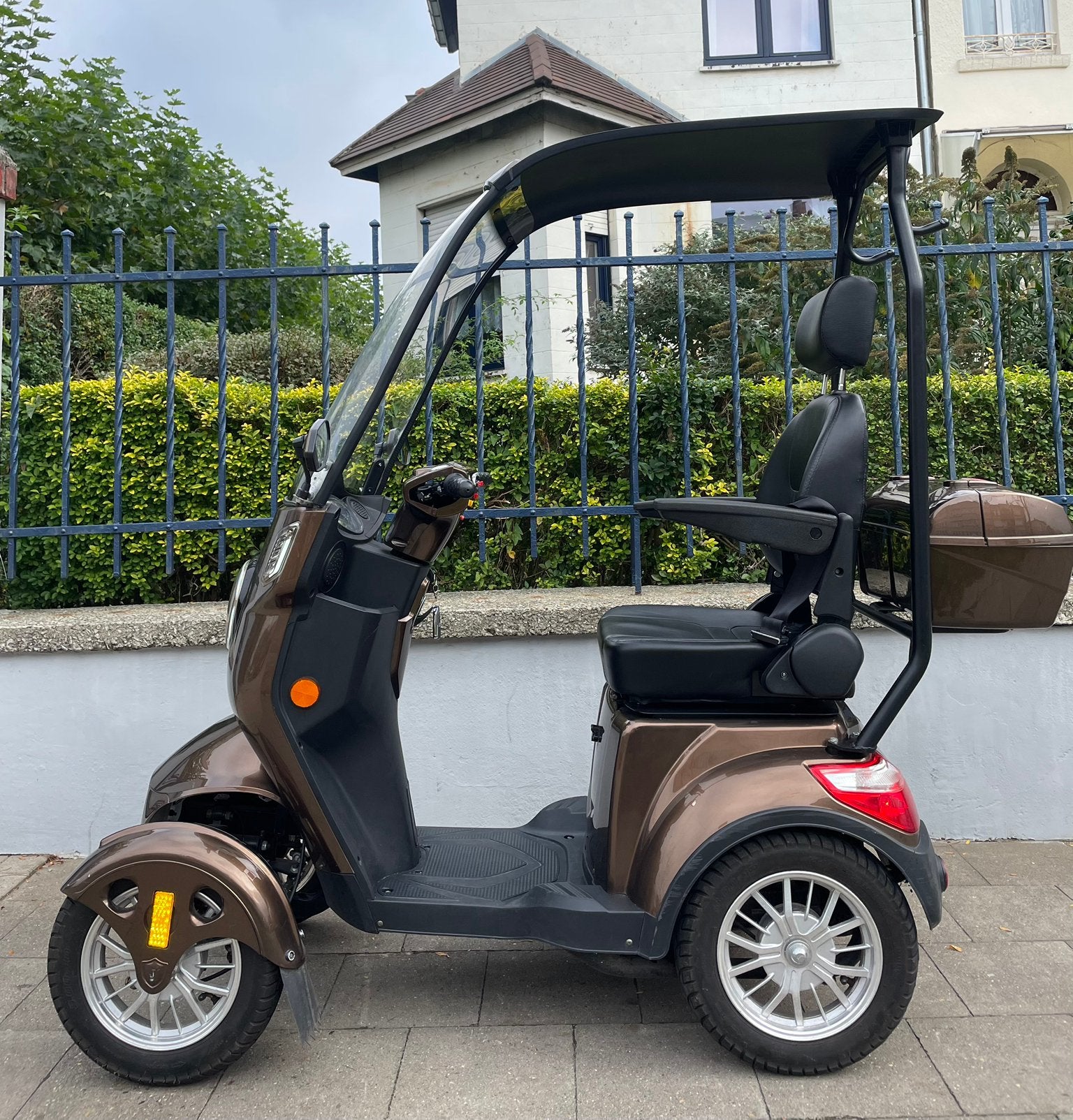 Scootmobiel 25km/h elektrische scooter overdekt, Ophalen of Verzenden, Zo goed als nieuw, Elektrische rolstoel