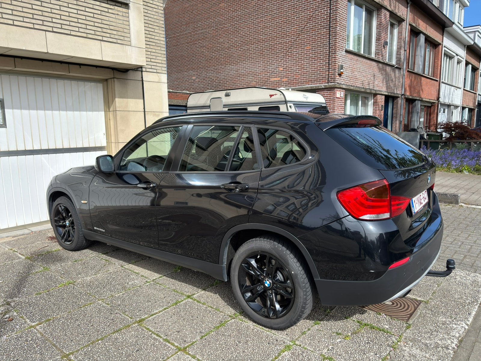 BMW X1 sDrive20d 163 pk | Leder | Navi | PDC | Trekhaak, Auto's, X1, Euro 5, Zwart, Zwart