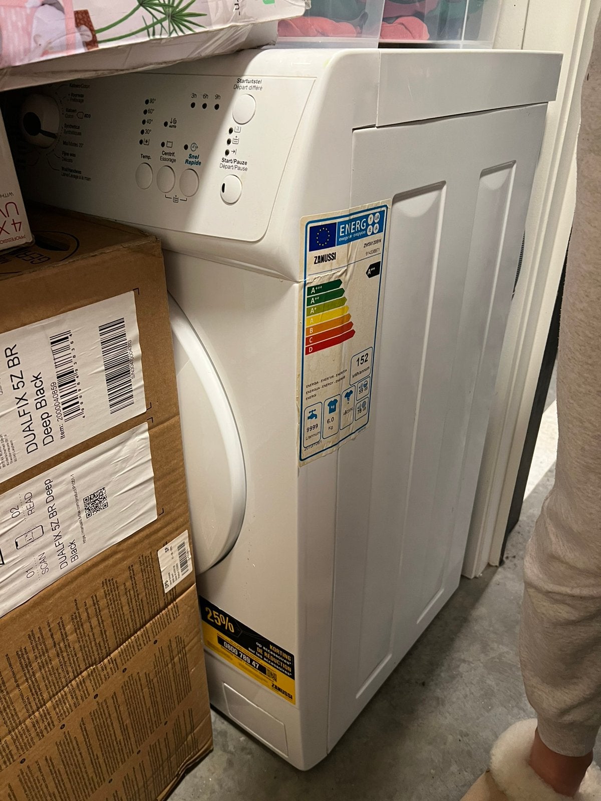 Machine à laver Zanussi - 6 kg - Excellent état, Enlèvement, Comme neuf