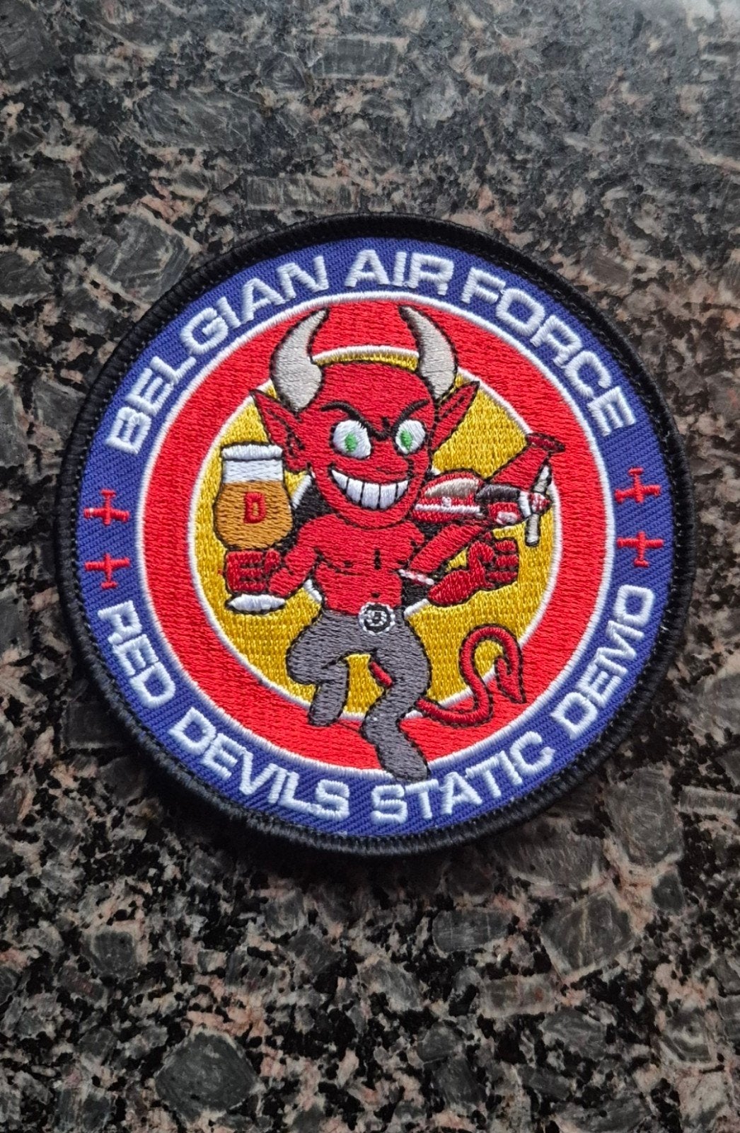 patch belgian air force., Verzamelen, Ophalen of Verzenden, Nieuw, Patch, Badge of Embleem
