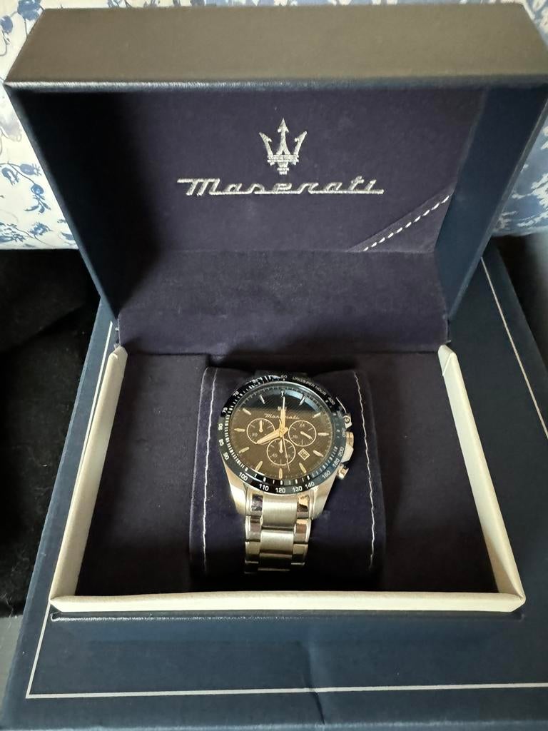 Maserati Herenhorloge Traguardo, Ophalen of Verzenden, Zo goed als nieuw