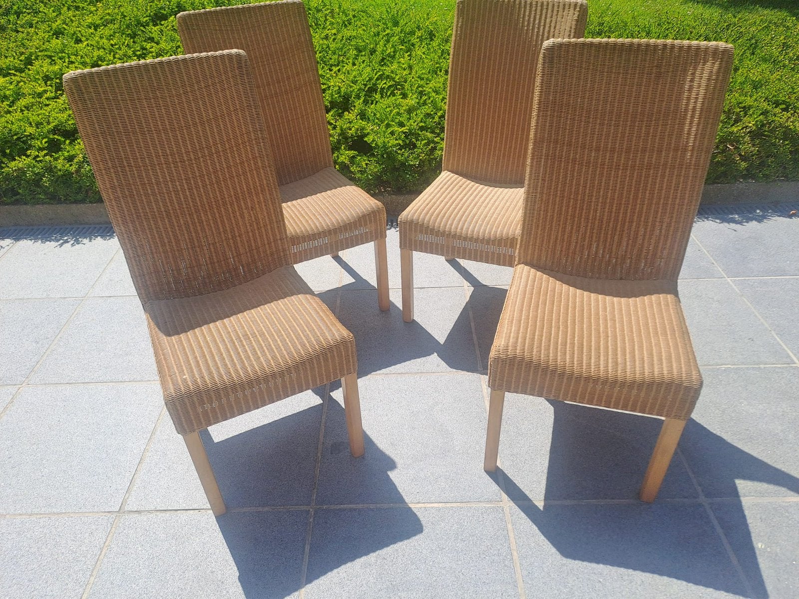 4 Stoelen, Enlèvement, Utilisé, Brun