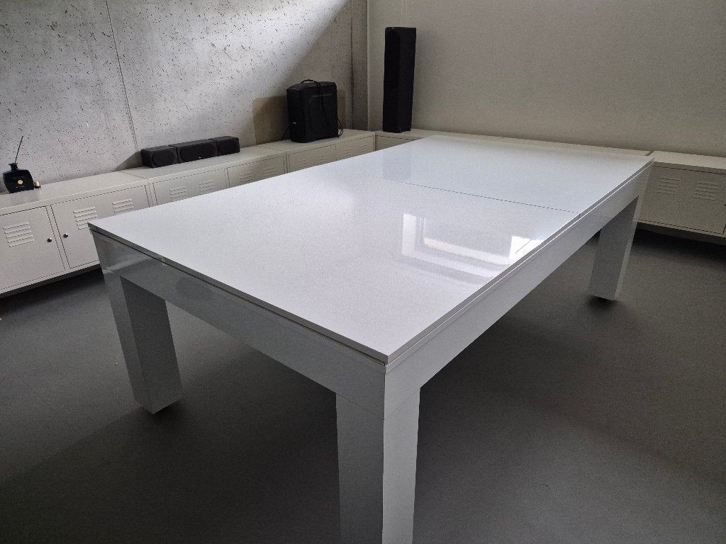Table 3 en 1 - Table de billard - Table de ping-pong, Comme neuf, 100 à 150 cm, Enlèvement, Rectangulaire