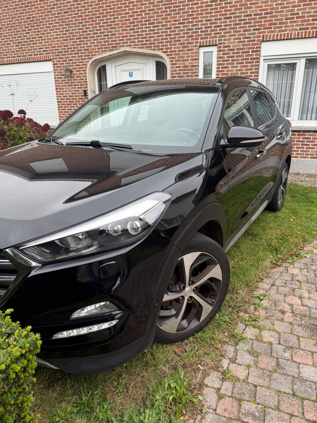 Hyundai Tucson 1.7 CRDI 2018 automaat, Auto's, Hyundai, Automaat, Zwart, Leder, 5 deurs