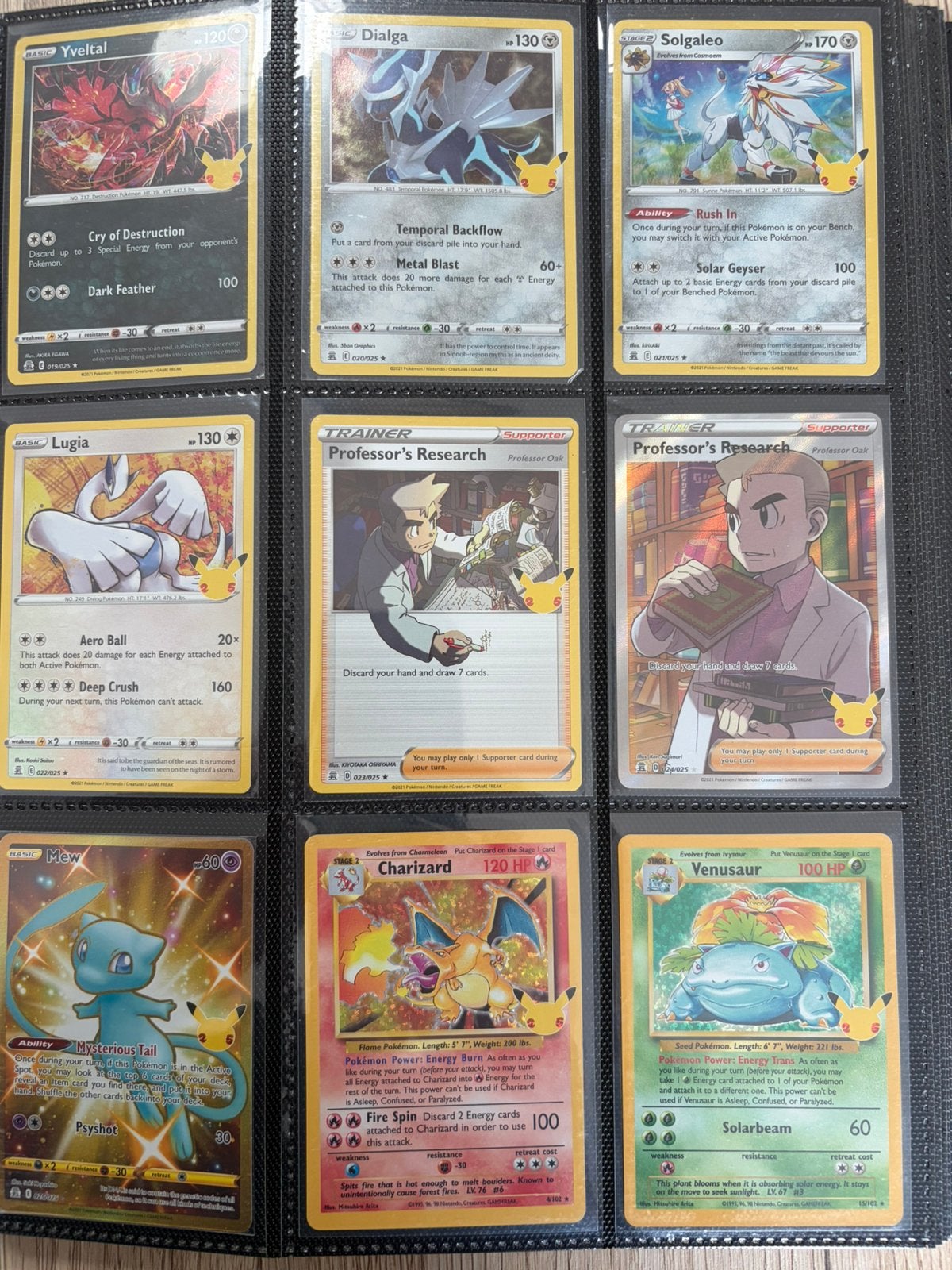 Pokémon Celebrations Complete Master Set + Promo’s + ETB, Hobby en Vrije tijd, Verzenden, Nieuw, Sleeves of Kaarthoesjes