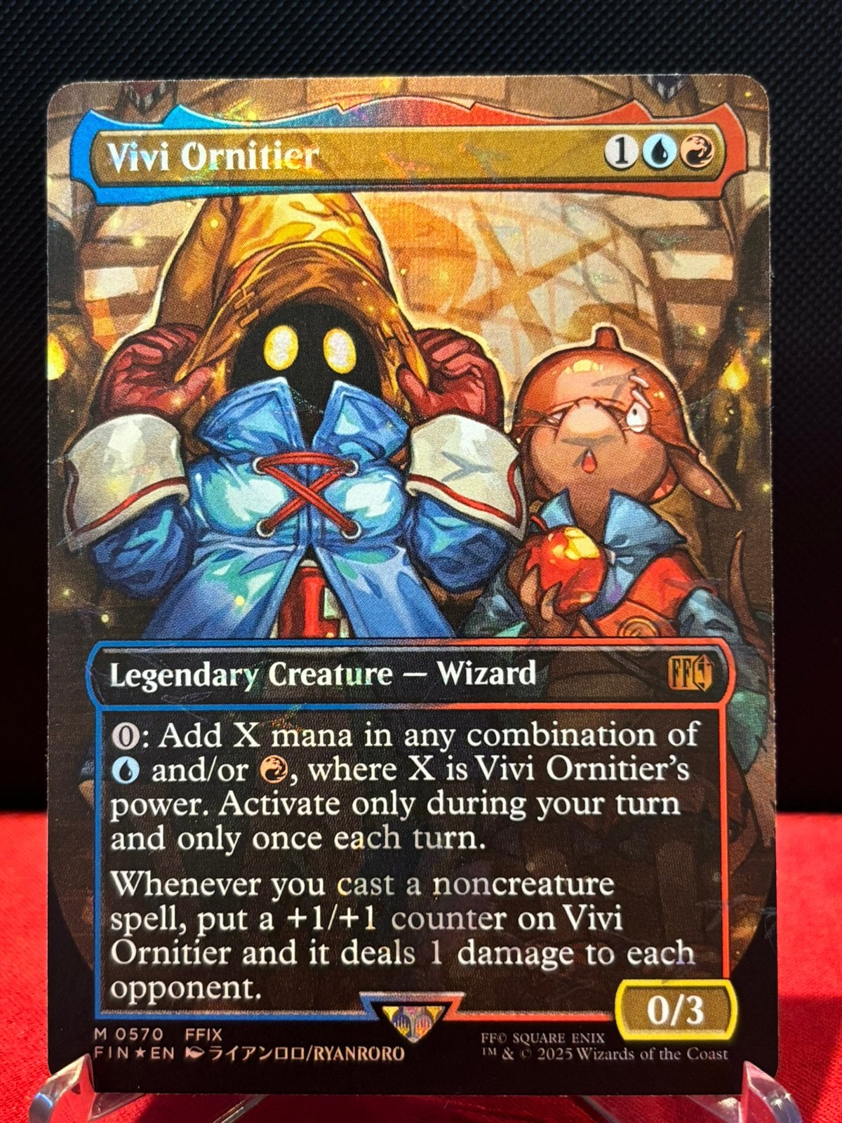 Vivi Ornitier chocobo racetrack foil, Hobby en Vrije tijd, Verzamelkaartspellen | Magic the Gathering, Ophalen, Zo goed als nieuw