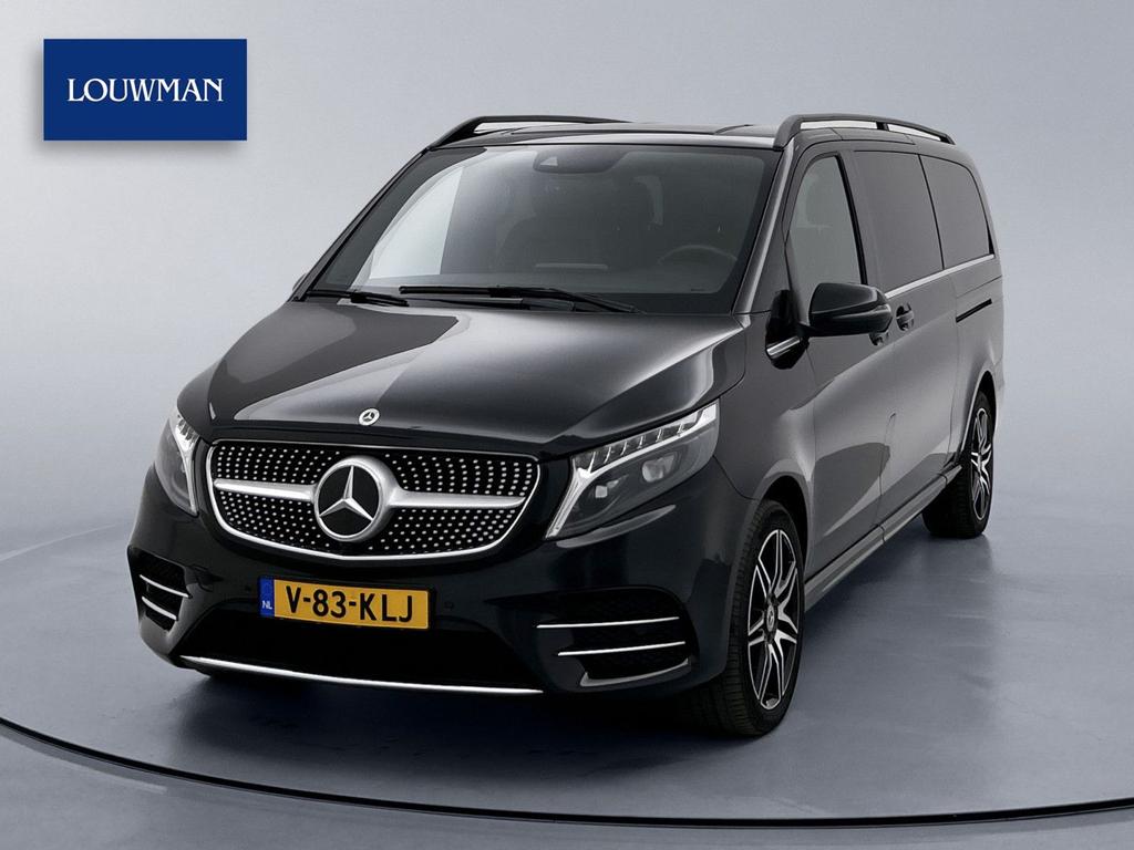 Mercedes-Benz V-klasse 250d 4-MATIC Dubbele Cabine Extra Lan, Auto's, Mercedes-Benz, Automaat, Monovolume, Zwart, Bedrijf