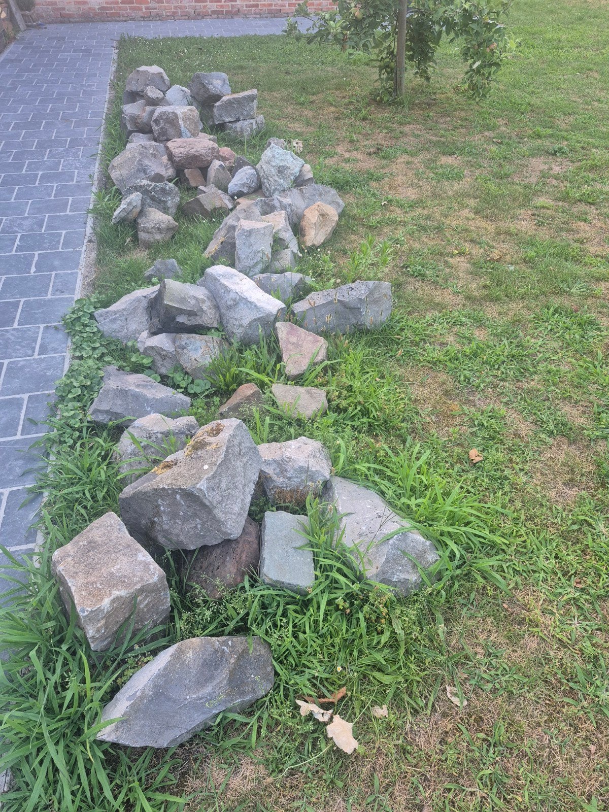 Vijverstenen, Tuin en Terras, Grind, Keien en Split, Ophalen