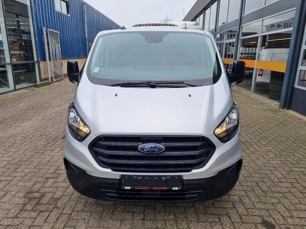 Ford Transit Custom L2 Koelwagen 2.0 TDCI 170 PK Carrier Vie, Autos, Cuir, Argent ou Gris, Achat, Euro 6