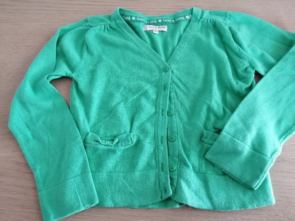 VESTJE MAAT 128, Kinderen en Baby's, Kinderkleding | Maat 128, Ophalen of Verzenden, Zo goed als nieuw, Meisje, Trui of Vest