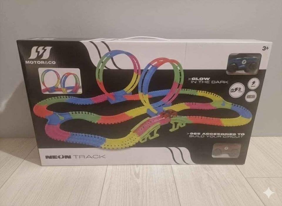 circuit néon, Kinderen en Baby's, Racebaan, Zelf te bouwen, Nieuw, Elektrisch
