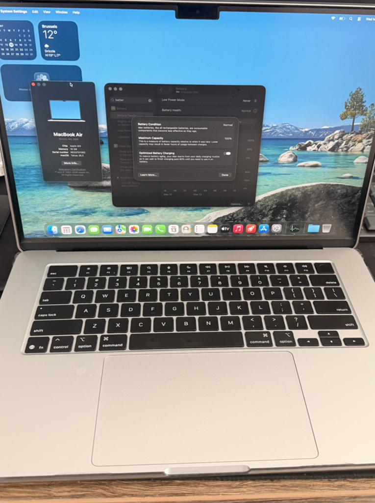Macbook Air 15inch - M4 - 16Gb - 256 Gb - QWERTY, Computers en Software, Apple Macbooks, 256 GB, Qwerty, Ophalen of Verzenden