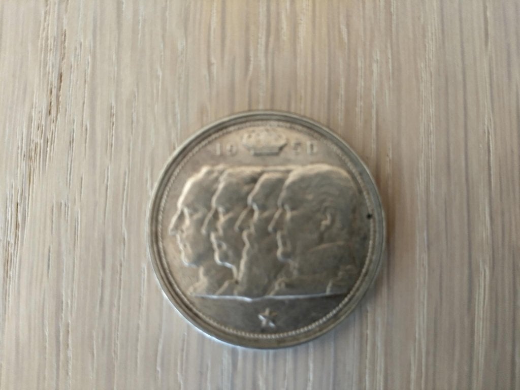 Geld : Belgische munt van 100 frank, Ophalen, Munten