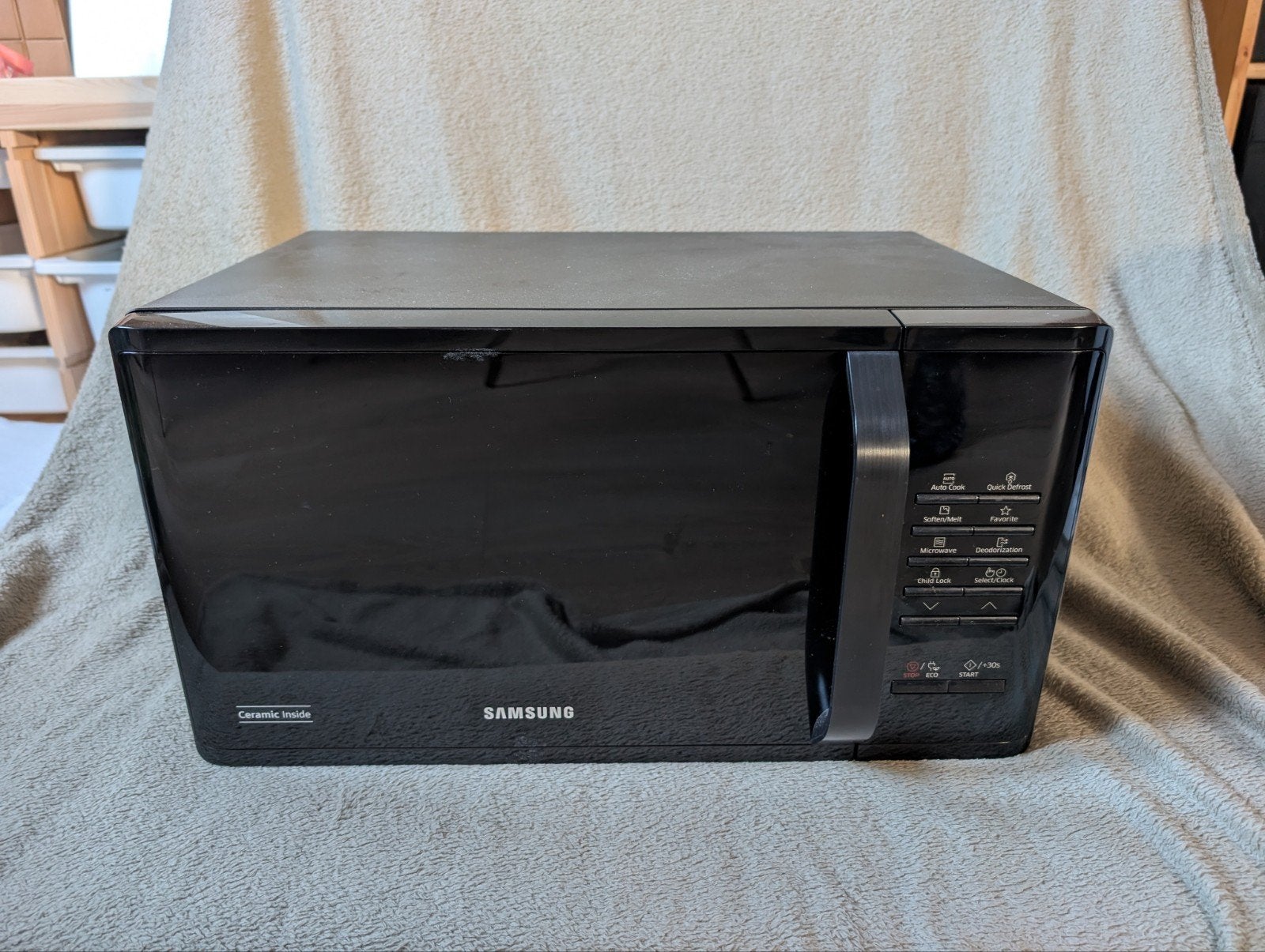 Samsung microgolfoven MS23K3513AK, Ophalen, Zo goed als nieuw, Vrijstaand, Microgolfoven