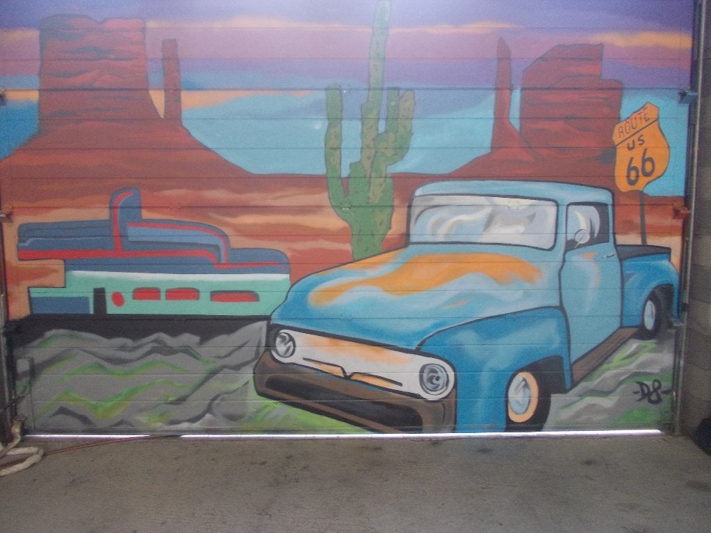 Heb je saaie garagemuren,graffiti stijl, Auto's, Cabriolet, Volkswagen, Particulier, LPG