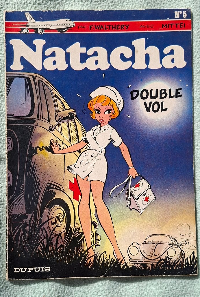 Natacha 5. Double vol. Eo, Walthery, Enlèvement ou Envoi, Une BD, Utilisé