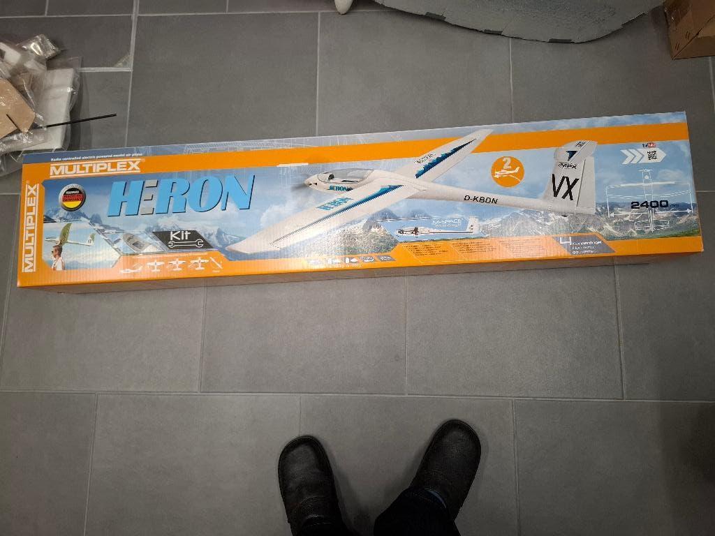 Heron vx multiplex nieuw in de doos ., Hobby en Vrije tijd, Modelbouw | Radiografisch | Vliegtuigen, Ophalen, Nieuw, Elektro