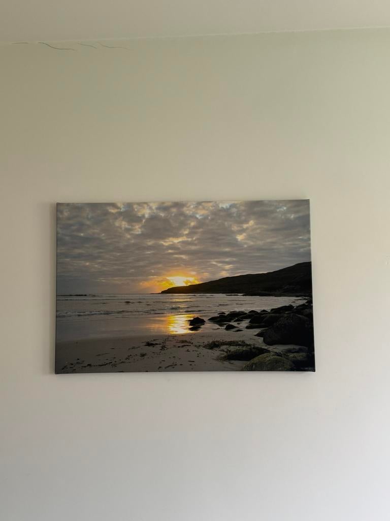 Foto kader - zonsondergang, Huis en Inrichting, Ophalen, 50 tot 75 cm, Zo goed als nieuw, 75 tot 100 cm