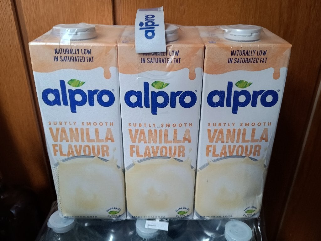 Alpro soja vanille, Ophalen