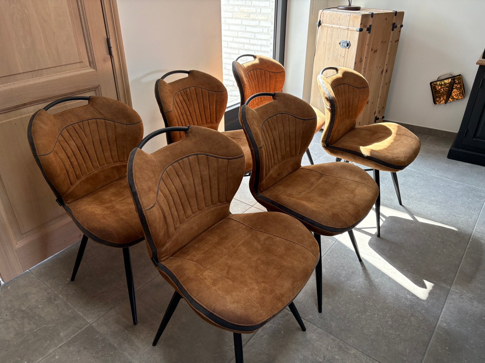 Mooie eetkamerstoelen, Huis en Inrichting, Stoelen, Ophalen, Zo goed als nieuw