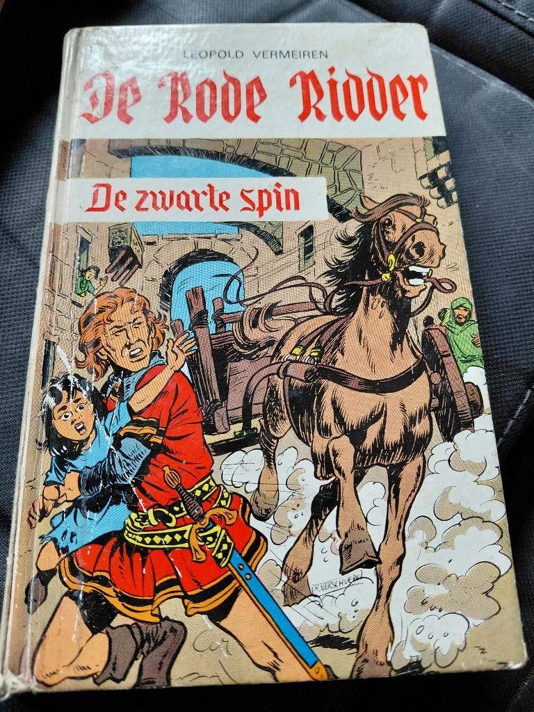 De Rode Ridder: De zwarte spin, Fiction, Leopold Vermeiren., Enlèvement, Utilisé