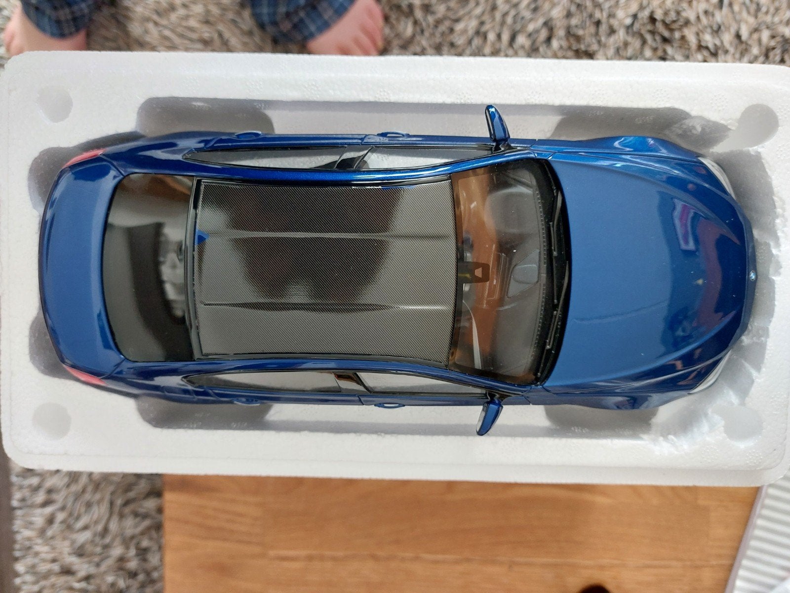 Gt Spirit 1/18 Bmw M6 Grand Coupe Blauw, Ophalen of Verzenden, Zo goed als nieuw, Auto, Overige merken