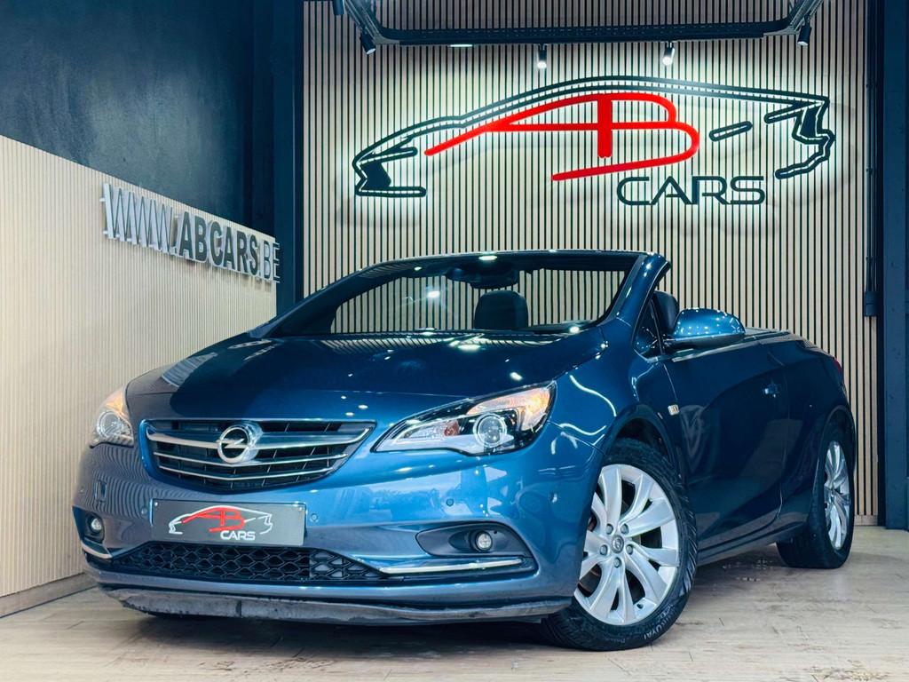 Opel Cascada 1.4 Turbo * 1ER PROPRIETAIRE * GAR 12 MOIS *, Zwart, 4 cilinders, Cabriolet, Blauw
