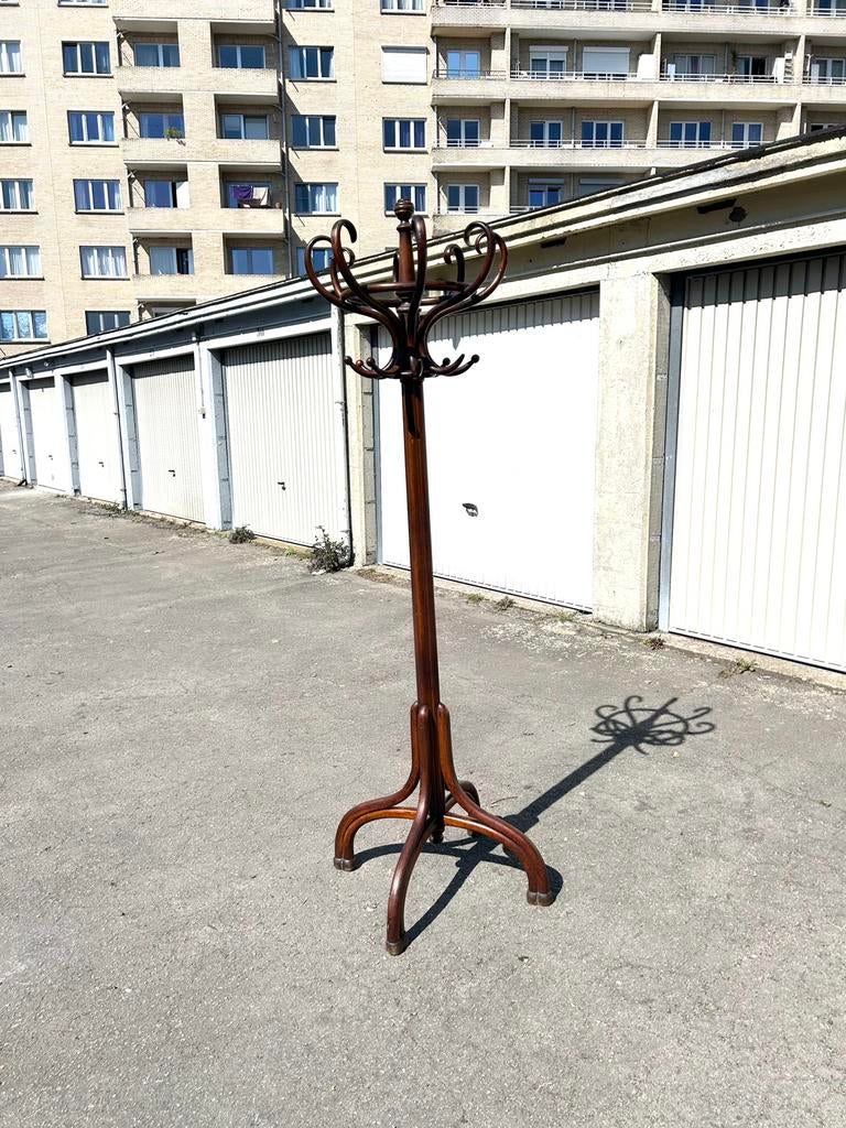 Schitterende grote THONET kapstok gesigneerd, Antiek en Kunst, Ophalen
