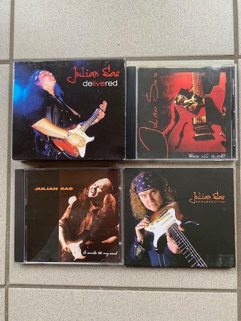 CD Julian Sas - set van 4 cd's, Cd's en Dvd's, Cd's | Jazz en Blues, Ophalen of Verzenden, Gebruikt, Blues