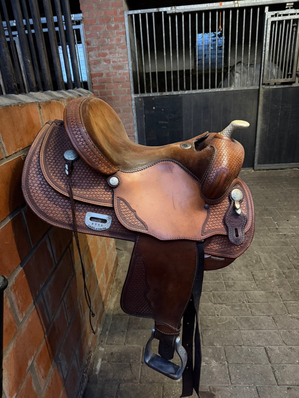 Bob Loomis westernzadel te koop, Dieren en Toebehoren, Paarden en Pony's | Zadels, Ophalen, Zo goed als nieuw