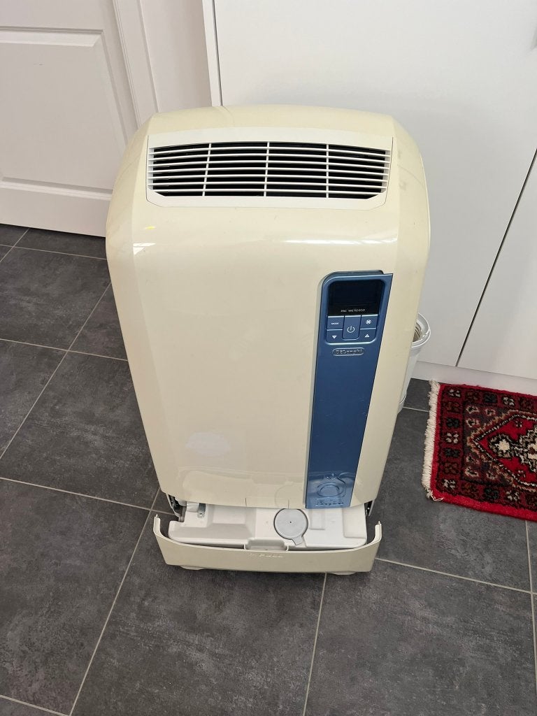 Mobiele Airco DeLonghi Pinguino, Elektronische apparatuur, Airco's, Ophalen, Gebruikt, 3 snelheden of meer, 100 m³ of groter