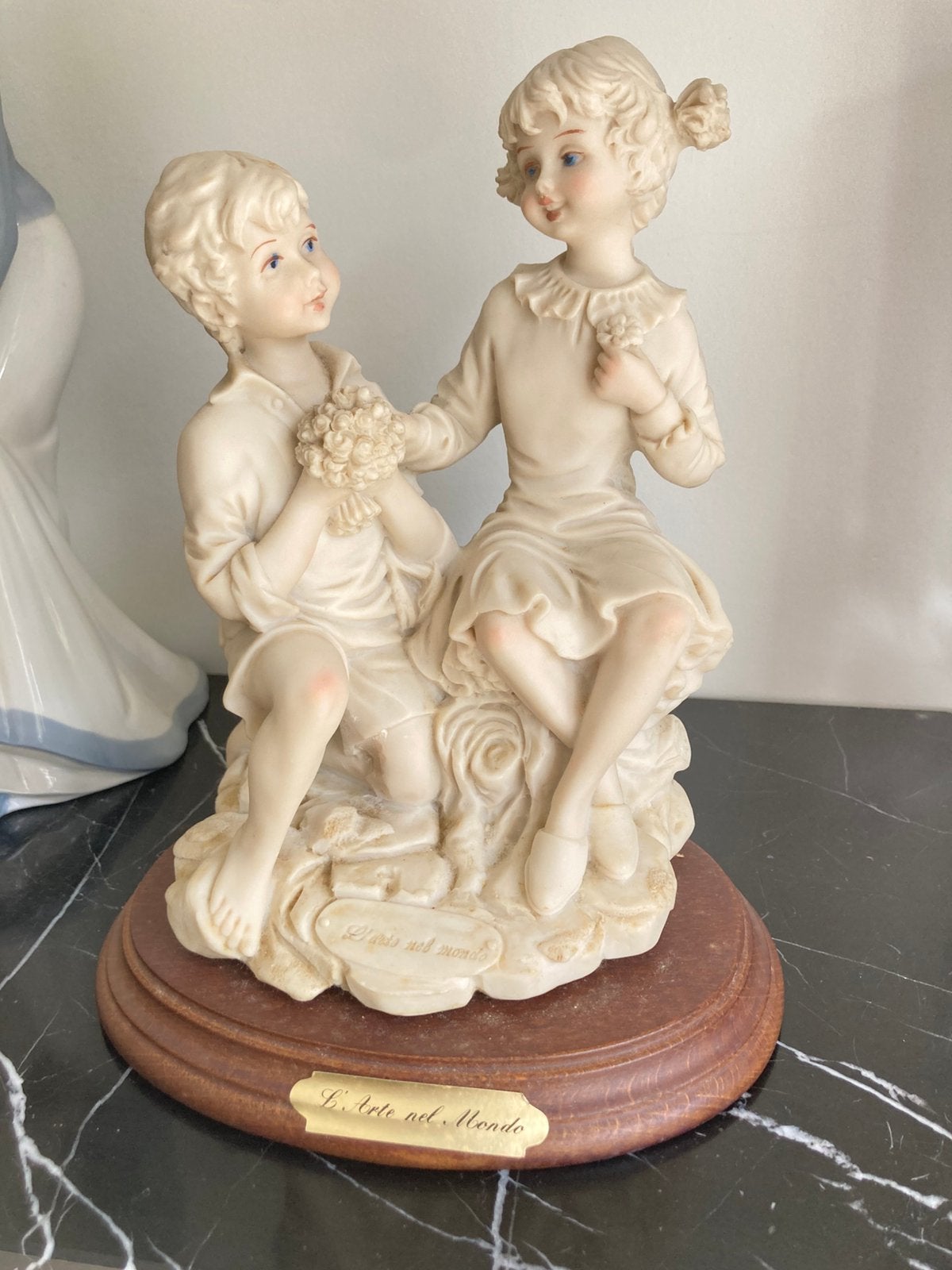 Belle statue vintage italienne de L'Arte nel Mondo, Enlèvement ou Envoi, Comme neuf