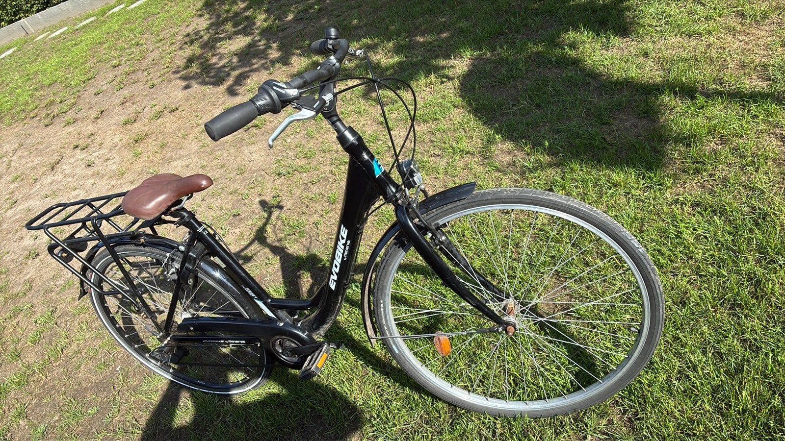 Damesfiets evobike by minerva, Gebruikt, Velgrem, Versnellingen, Ophalen