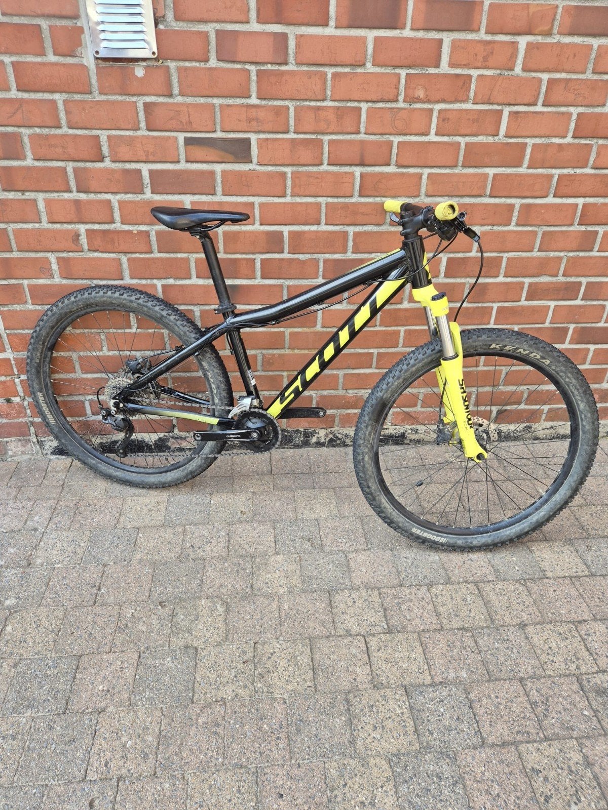 Pèse-personne MTB Scott - jaune et noir - 26 pouces, Enlèvement