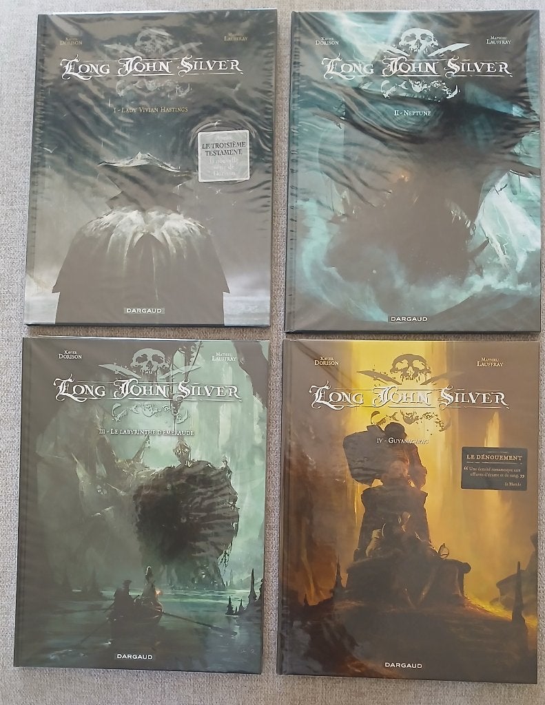 BD 4 tomes Long John Silver EO Neuf Dorison Lauffray, Une BD, Enlèvement ou Envoi, Neuf
