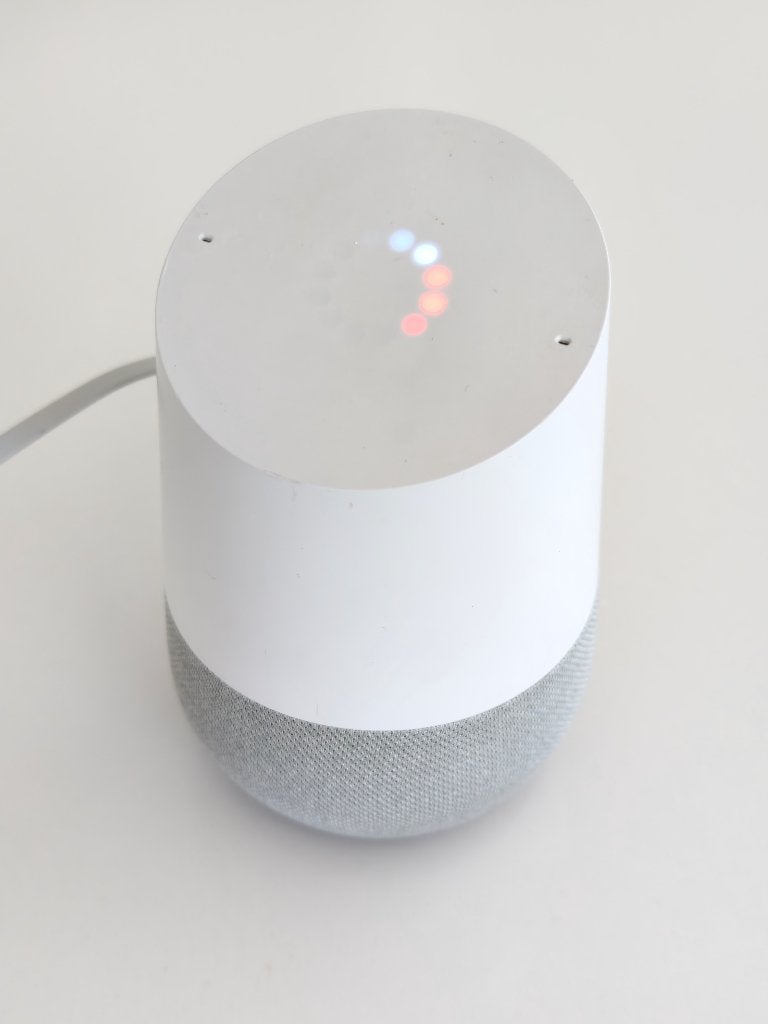 Google Home Slimme Speaker, Enlèvement ou Envoi, Utilisé, Enceinte intelligente, Google