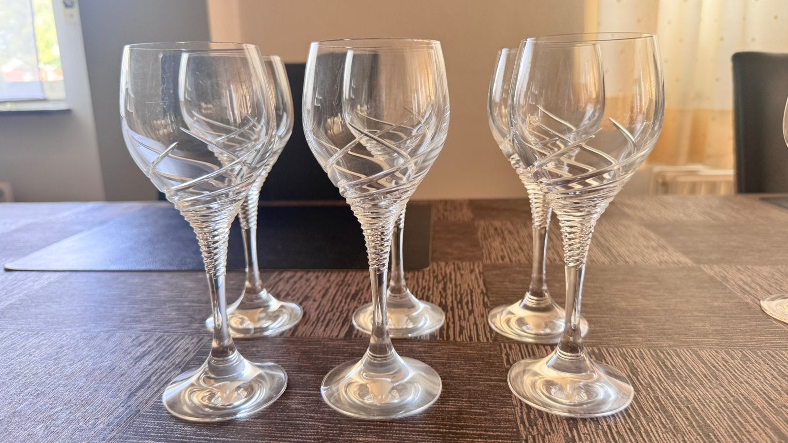 Kristallen glazen, Verzamelen, Glas en Drinkglazen, Ophalen, Nieuw