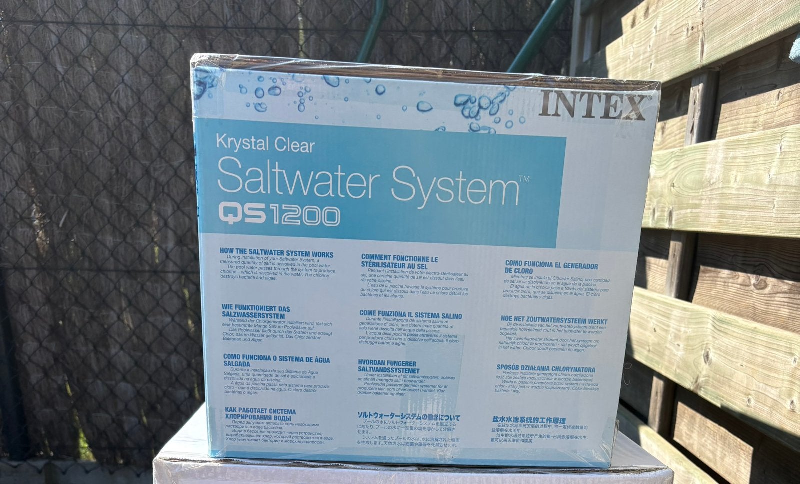 QS 1200 zoutwatersysteem Krystal Clear, Tuin en Terras, Zwembad-toebehoren, Ophalen, Nieuw, Overige typen