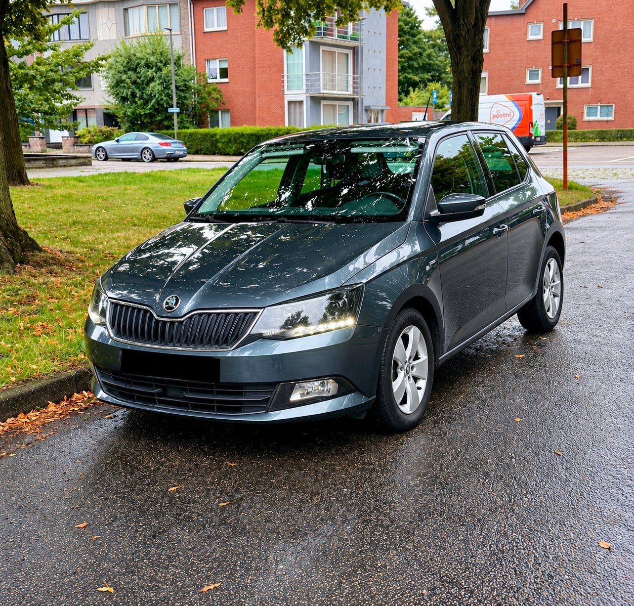 Skoda Fabia 1.0 TSI Clever – 1ste eigenaar – Parkeersensoren, Autos, Argent ou Gris, Achat, Euro 6, Carnet d'entretien