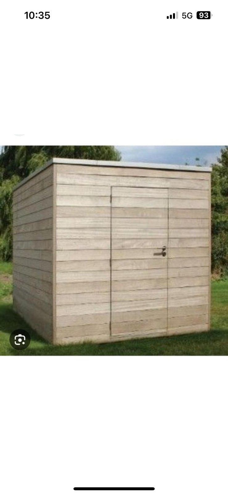 Maison de jardin en bois dur Piroko, Enlèvement, Neuf, Bois, Autres types