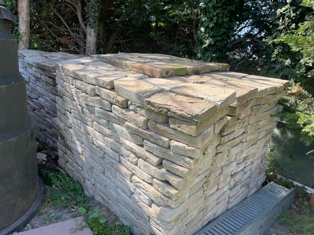 lot rustieke bakstenen, Doe-het-zelf en Bouw, Metselstenen, Ophalen, Gebruikt, Bakstenen