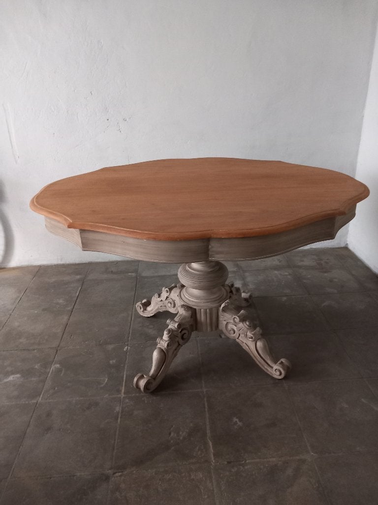 Eettafel, Huis en Inrichting, Tafels | Eettafels, Ophalen, Zo goed als nieuw, Overige vormen, Rustiek