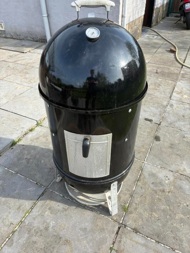 Bbq weber houtskool met temperatuur meter, Tuin en Terras, Ophalen, Gebruikt