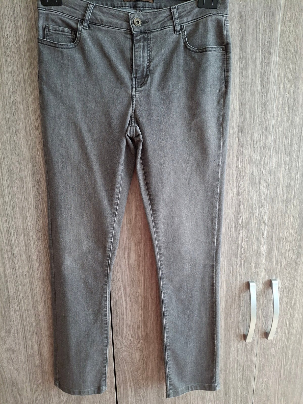 Grijze jeansbroek  maat 40, Comme ça, Enlèvement, Comme neuf, Gris