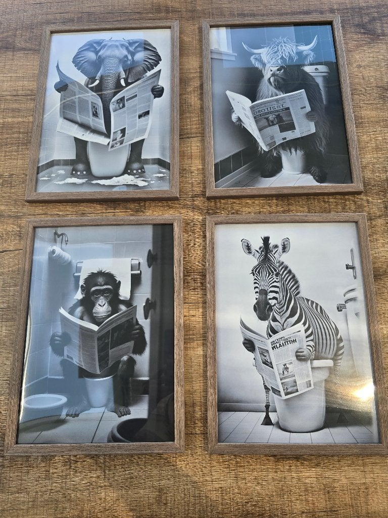 4 kaders, Huis en Inrichting, Woonaccessoires | Lijsten, Ophalen, Minder dan 50 cm, Nieuw, Minder dan 50 cm