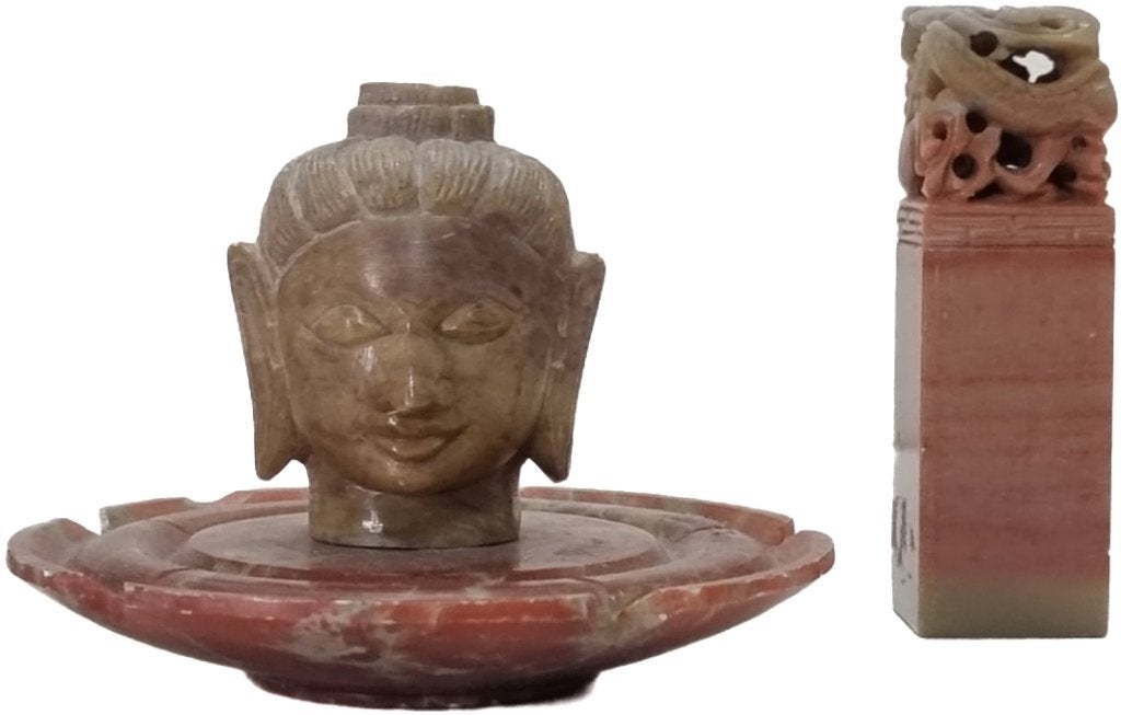 Boeddha wierookbrander + lak stempel, Ophalen of Verzenden