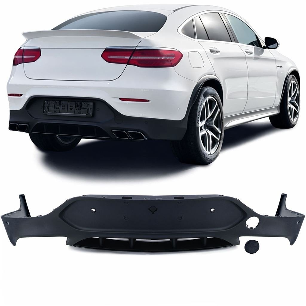 Achterbumper Diffuser Voor Mercedes GLC Coupé C253 AMG Line, Envoi