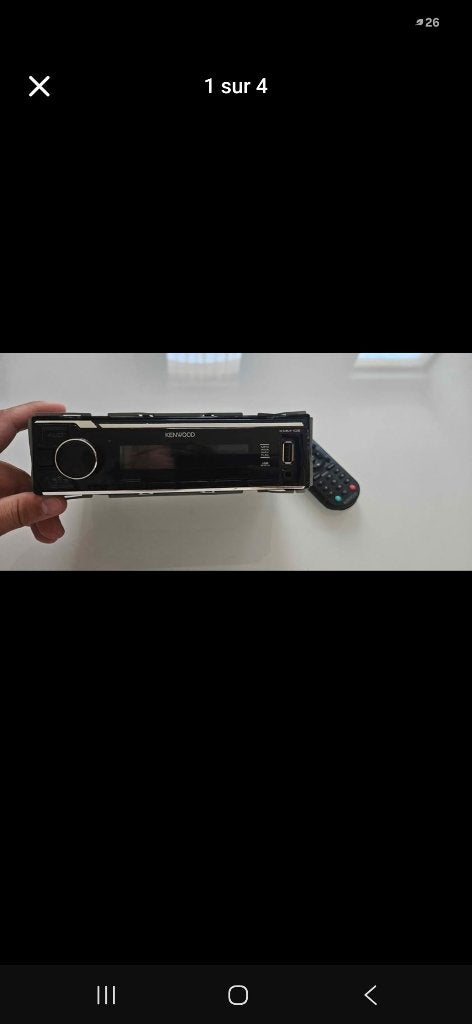 Radio voiture Kenwood kmm 106, Ophalen, Zo goed als nieuw